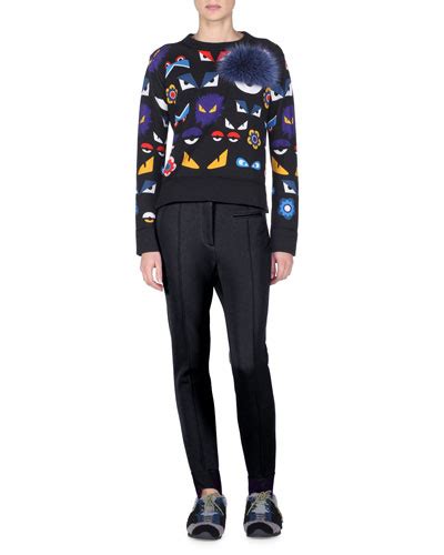 fendi monster pantaloni|fendi italy.